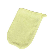 BABY MATEX terry mitten for washing 22x15sm - 03 yellow