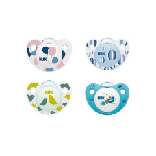 NUK Trendline Silicone pacifier orthodontic shape Little Princess 2 pcs. 6-18m SU62 10736138 SALE