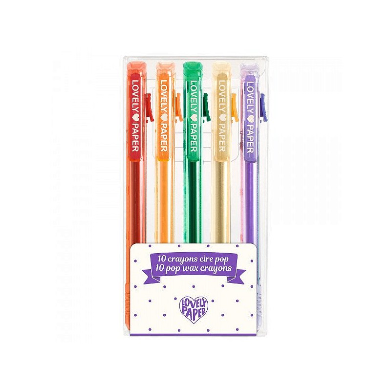 DJECO 5 pop wax crayons DD03792