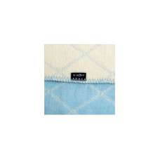 WOMAR cotton plaid 75x100sm Grille blue and white