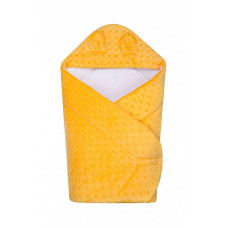 DUET BABY swaddle wrap blanket for newborns, 75x80cm, 631 orange