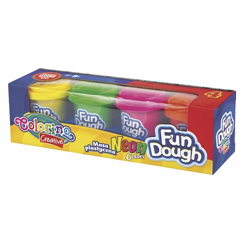 COLORINO Plastilīns 4gb. Neon color 34319