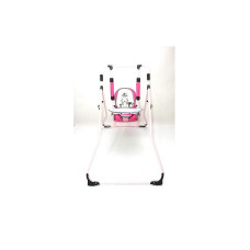 ACIA swings with safety bar ZEBRA, pink