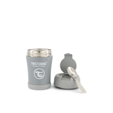 Twistshake Insulated Food Container 350ml Pastel Grey