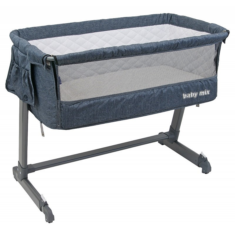 BABY MIX SIDE BED side cot 0-6 months., BE/P-9 BLUE