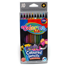 COLORINO metallic colored pencils in 10 colors, 34678PTR