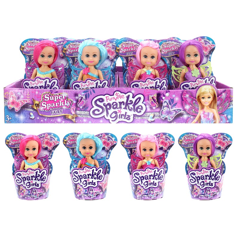 SPARKLE GIRLZ lelle Super Sparkly In Cupcake Feja, 10011TQ4