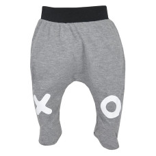 KOALA PANDA XO baby pants with feet 62 size, 08-046 grey