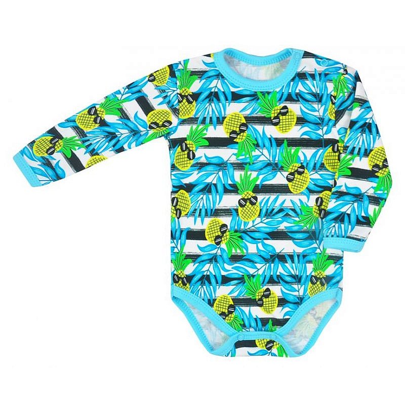 KOALA TROPICAL bodykit with long sleeves 07-189 size 74 blue