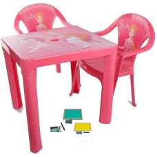 3TOYSM set (table + 2 chair), board, ZMT - PINK