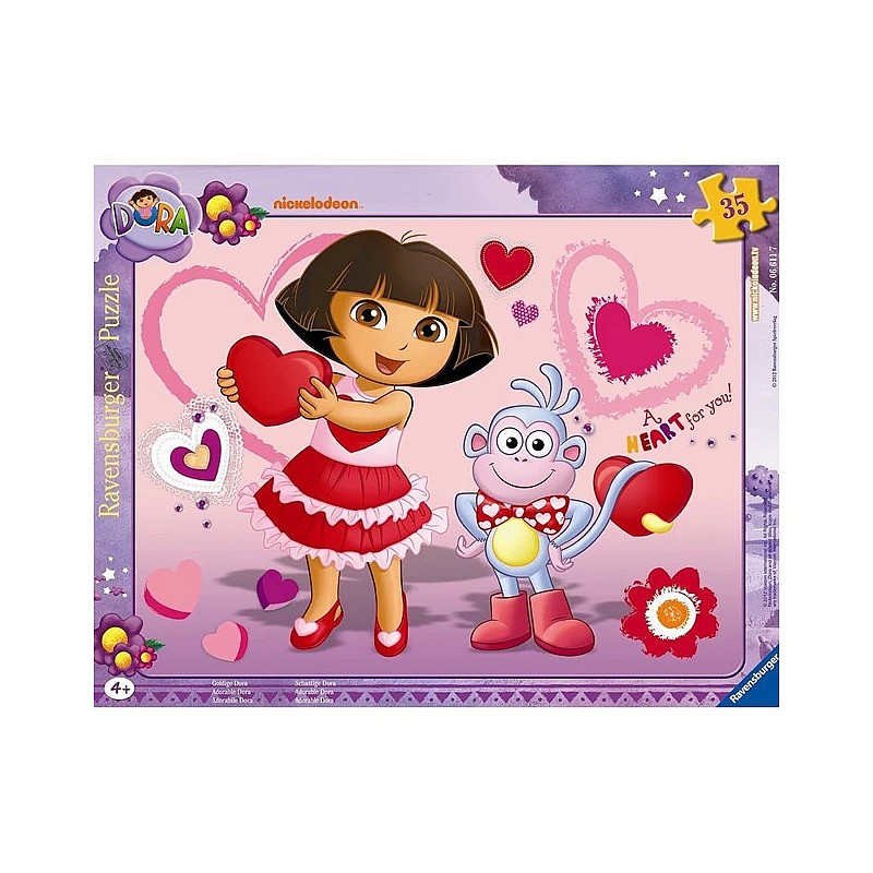 Ravensburger Frame puzzle Dora 35 pcs. 4+, 06611