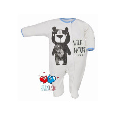 KOALA DZIKI MIS MAGNUSIE long sleeve shirts size 68 04-998 Blue-White