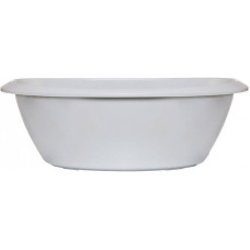 LUMA Baby bath with plug 75x39x25cm, Light grey L157051