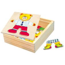 BINO Wooden puzzle Willi 36m+ 88047