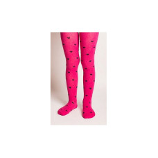 BELLISSIMA Childrens tights 86/92 size, B402 pink-black hearts