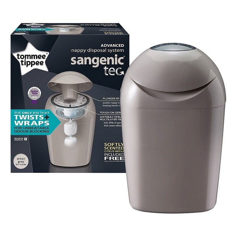 TOMMEE TIPPEE SANGENIC TEC container for diapers - Gray