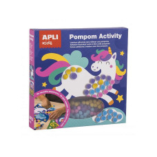 APLI kids Pompon activity Unicorn, 16919