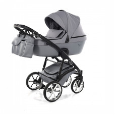 JUNAMA TERMO LINE MIX Universal pram 2in1, col. 01 grey