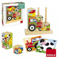 GOULA Farm Cubic Puzzle 9pcs. 55203