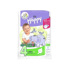 HAPPY Midi 4 size diapers 8-18kg 1 piece. SALE