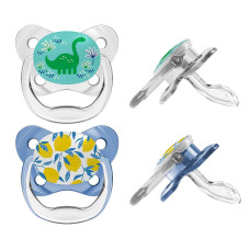 DR.BROWNS silicone Pacifiers 6-18m, Prevent BUTTERFLY 2 pcs, PV22401-P4