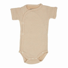 LODGER Romper Ciumbelle bodykit cotton with short sleeves, 68 RFC 069 Ivory size