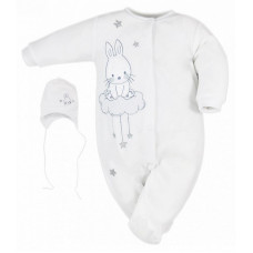 KOALA OBLOCZEK romper with long sleeves and a hat, size 62, 05-670