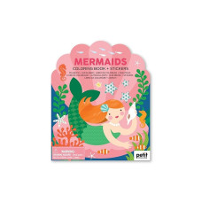 Coloring Book with Stickers Mermaids