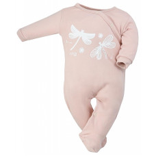 KOALA WAZKA long sleeve romper whith feet 62 size 08-325 light pink