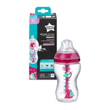 TOMMEE TIPPEE Advanced GIRL antikolikovaya Feeding Bottle 340ml 3m +