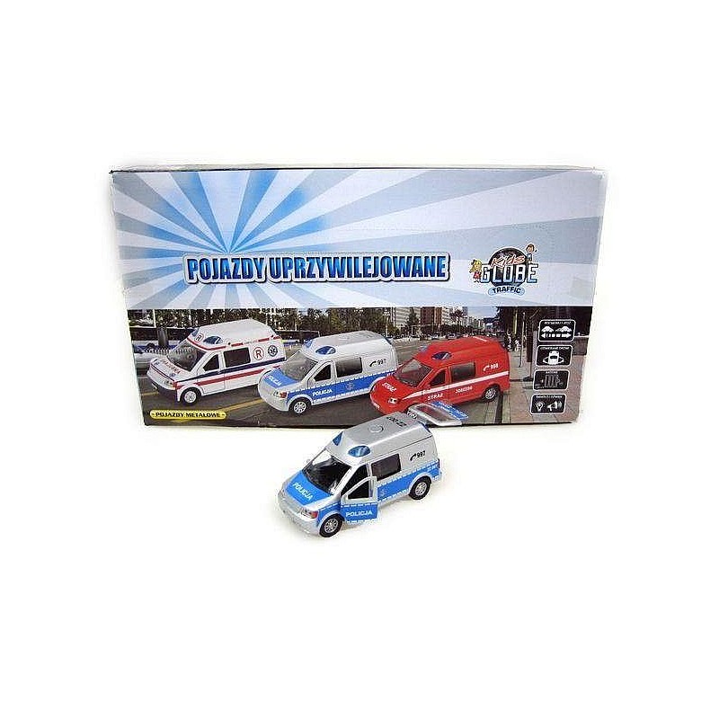 HIPO police machine POLICJA VAN 1pc. 14cm, 08 176 ZZ007