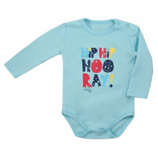 KOALA HIP-HIP body with long sleeves 80 size 08-463 blue