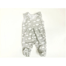 ZUZIA Romper 56.size, JEŽ 171/56 grey clowds