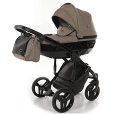 JUNAMA DIAMOND Universal stroller 3in1, 04 beige / black