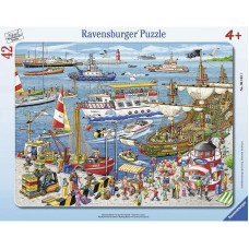 Ravensburger Frame Puzzle Sea Harbour 42pc. 4+ R 06163