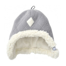 LODGER Hatter Fleece Scandinavian cap 3-6 months., GREIGE, HT 504_3-6