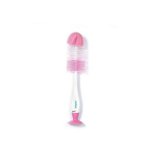 BABYONO brush for bottles and teats 728 pink