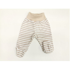 ZUZIA pants 56.size, JEŽ 1738/56 white/beige stripes