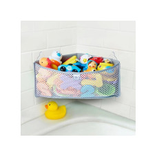 Munchkin Hign n dry corner bath organizer grey 253914 (012511WWW)