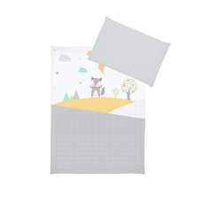 KLUPS Bed linen 2 piece Raccoon with a kite 135X100sm, H240