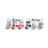 BE SNAZZY socks 3 pcs., Art. 3PAK / A girl razmer.3-6m.