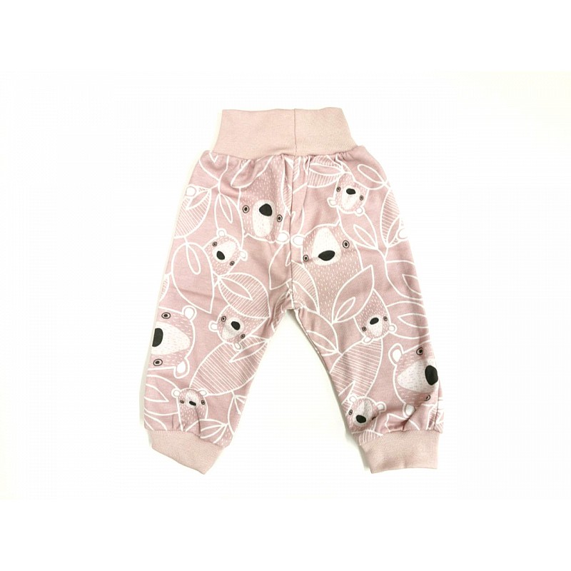 ZUZIA pants 74.size, JEŽ 2215/74 pink bears