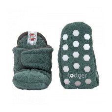 Lodger Slipper Fleece Botanimal slippers, Sage, 6-12, SL 588