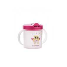 CANPOL BABIES mug with handles + 190 ml + 9m 31/212 white / pink