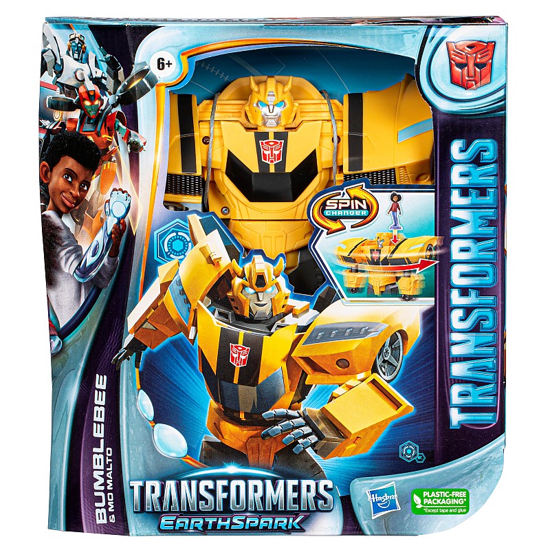 TRANSFORMERS Earthspark Figure Terran Spinchanger Gabbro, 20 cm