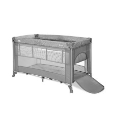 LORELLI TORINO II LAYERS bed for travel GREY, 2 level