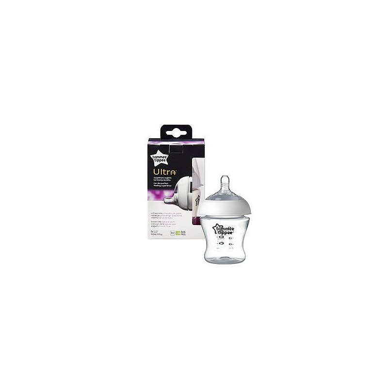 TOMMEE TIPPEE ULTRA 150ml bottle with silicone teat 0m + 42410176