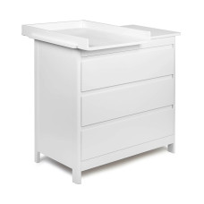 TROLL LUKAS dresser with changing top White DRS-LU0002