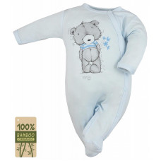 KOALA TOMMY long sleeve romper whith feet 68 size 08-409 blue