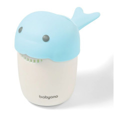 BABYONO WHALE Shampoo rinse cup, 1344/01 blue